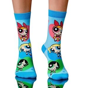 •Puff Love• PowerPuff Girls Graphic Unisex Socks 3 for $21